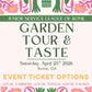 2026 Garden Tour & Taste Tickets