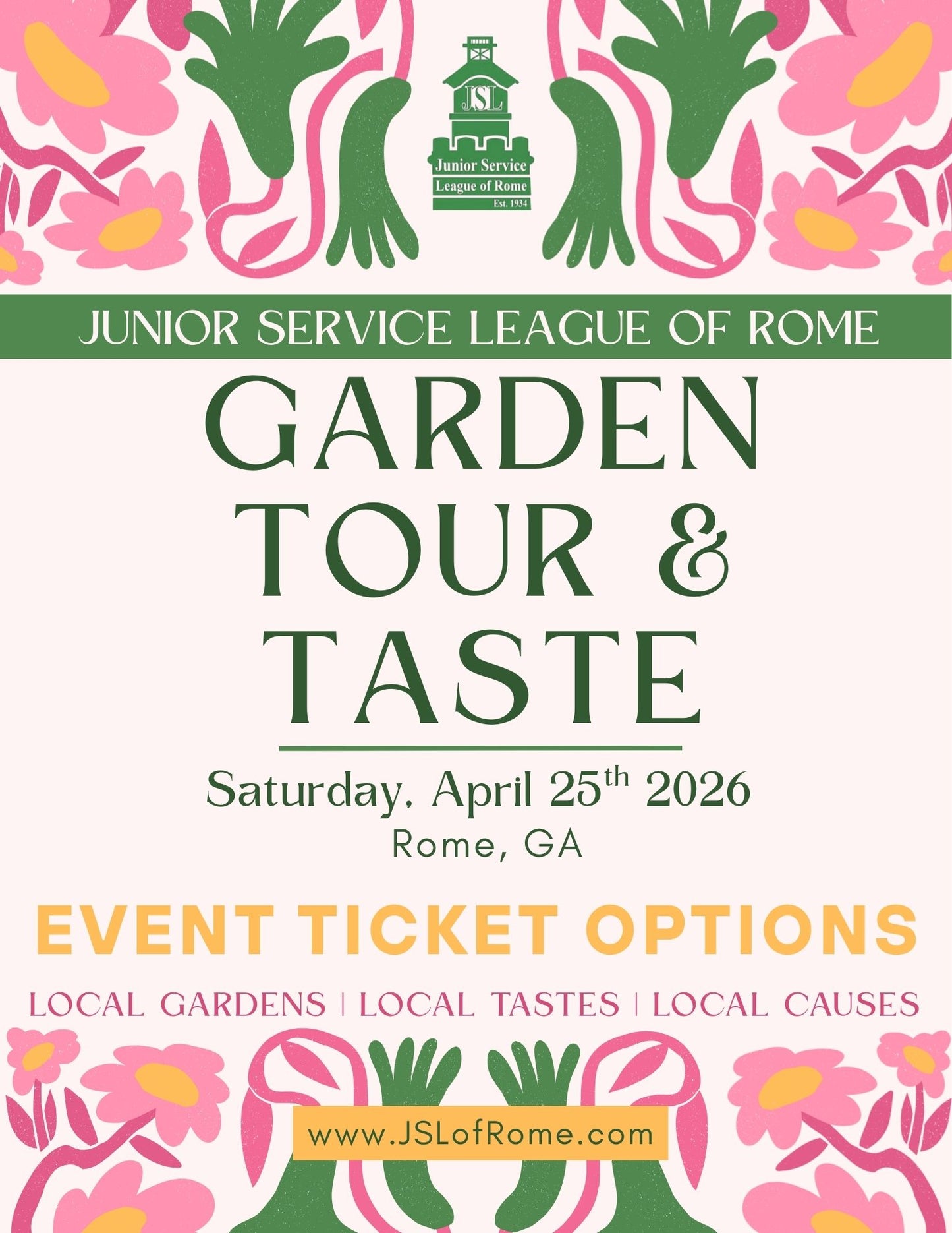 2026 Garden Tour & Taste Tickets