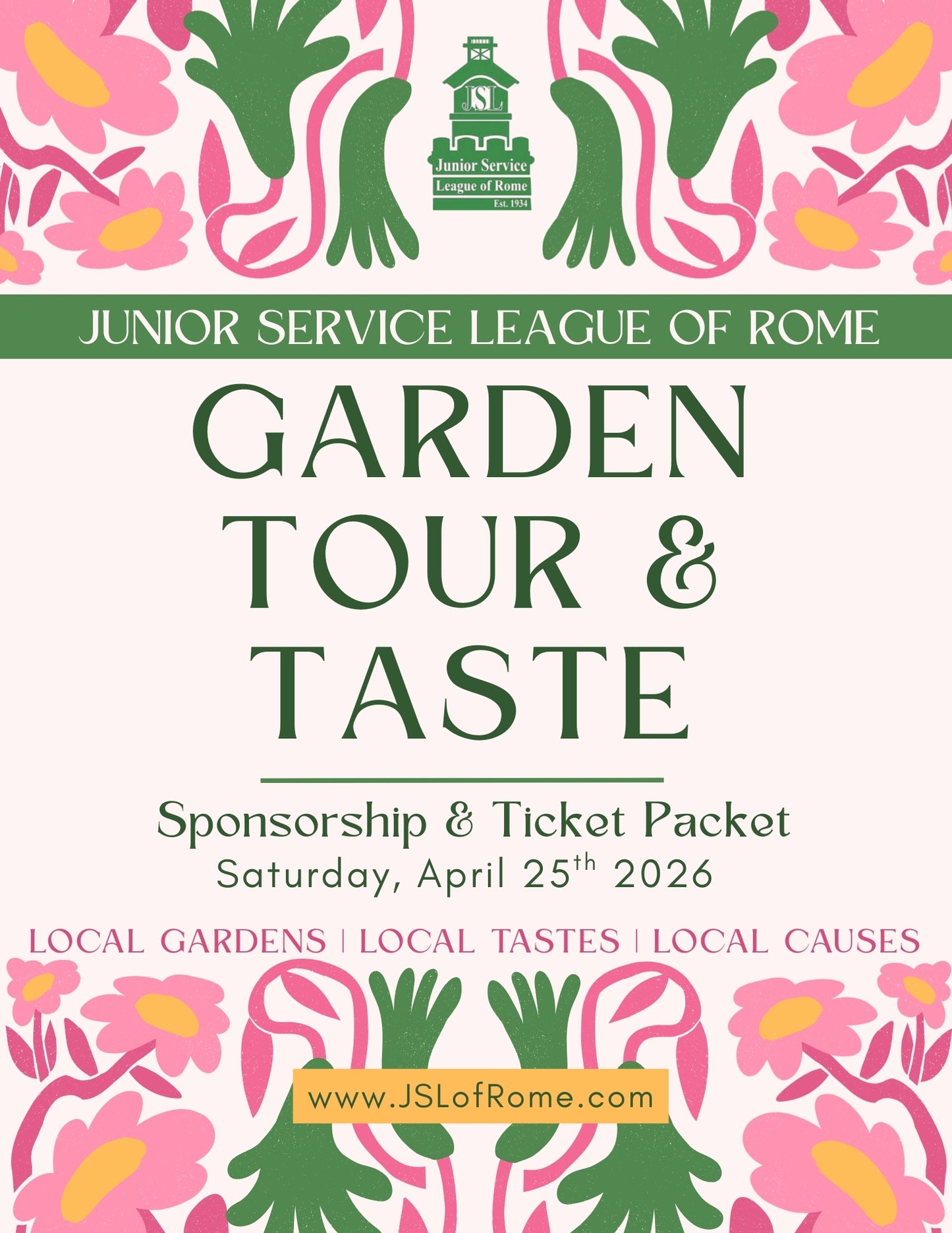 2026 Garden Tour Sponsorship Packets