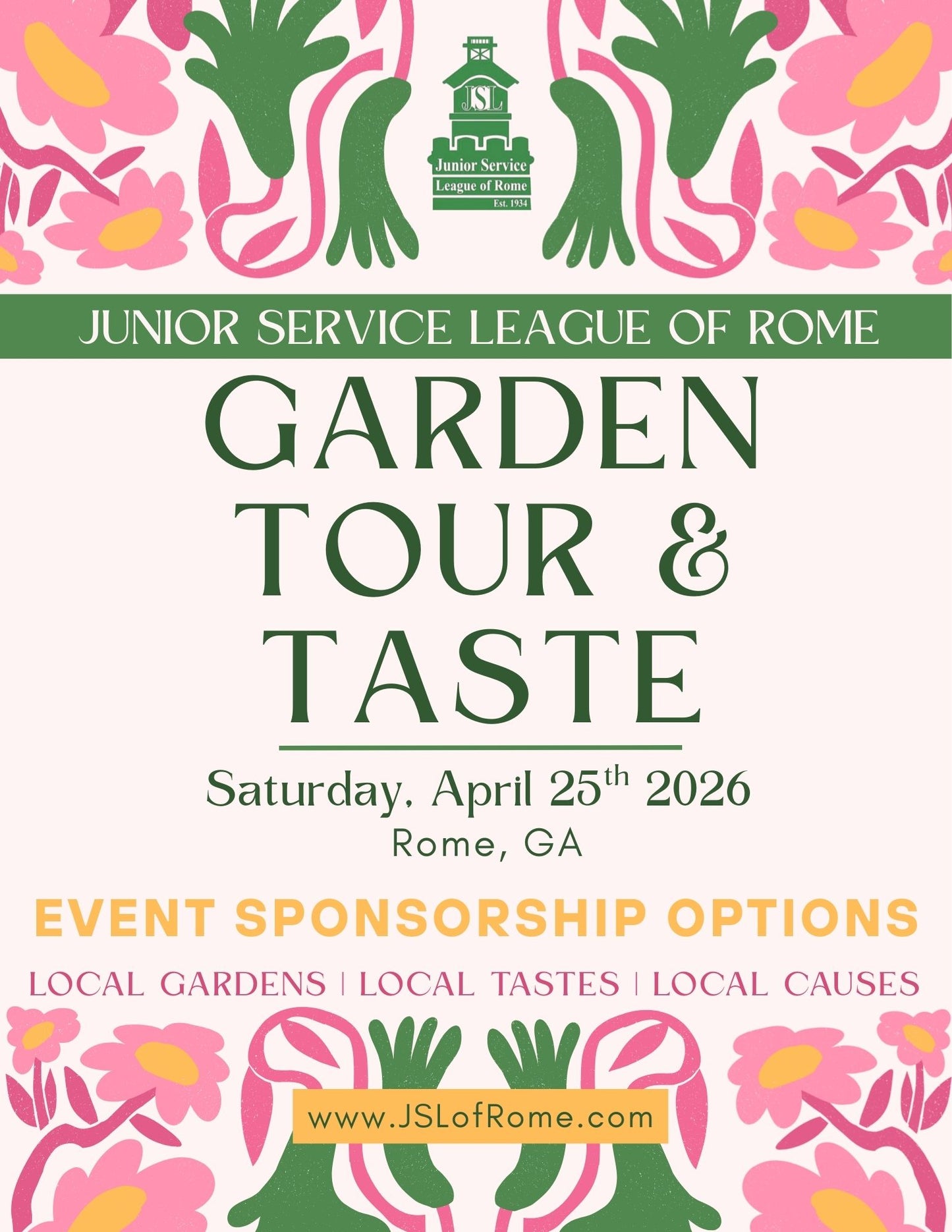 2026 Garden Tour Sponsorship Packets